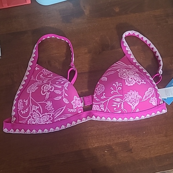 Pink Floral Whipstitch bikini - Picture 5 of 8